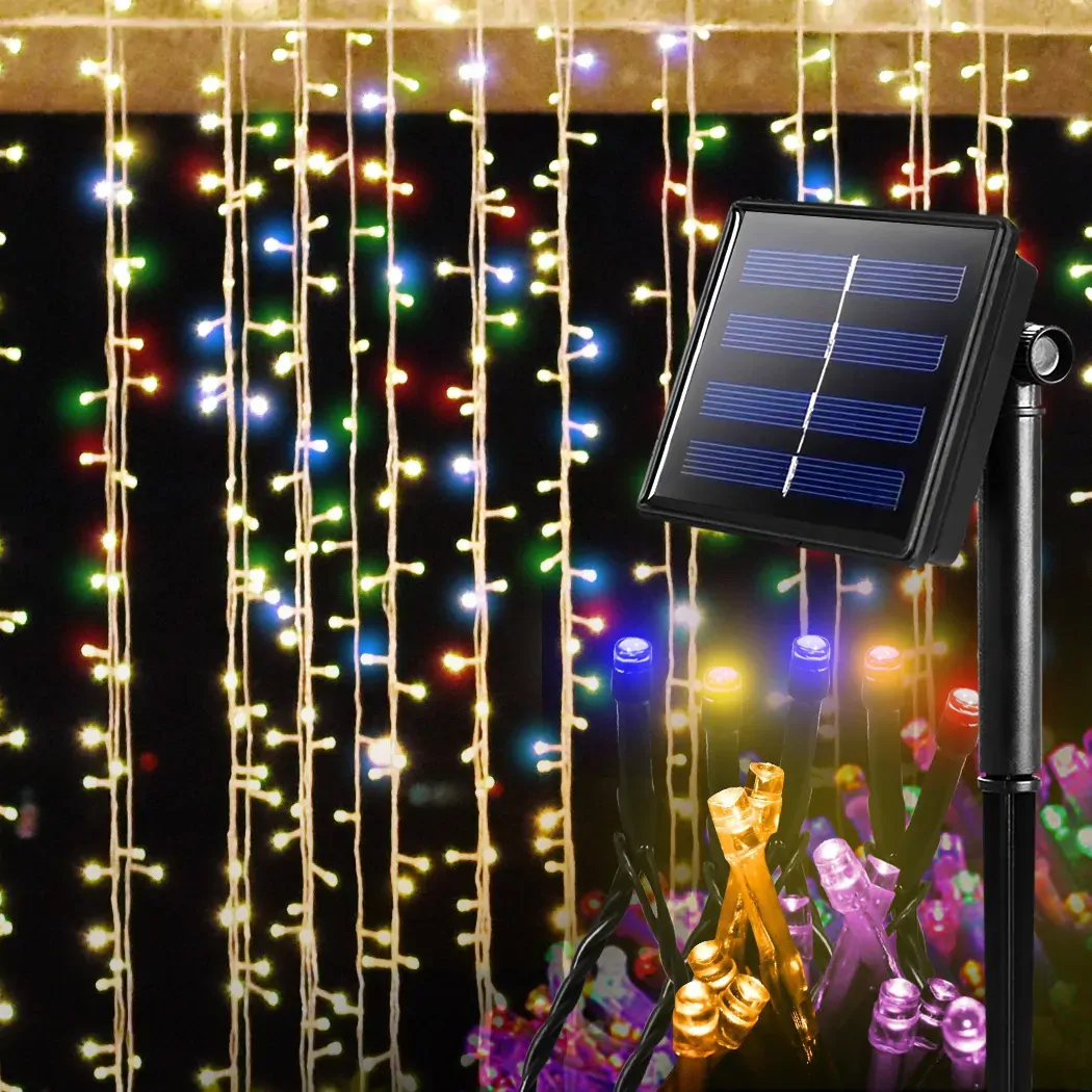 100LED String Solar Powered Fairy Lights Garden Christmas Decor Multi Colour Price