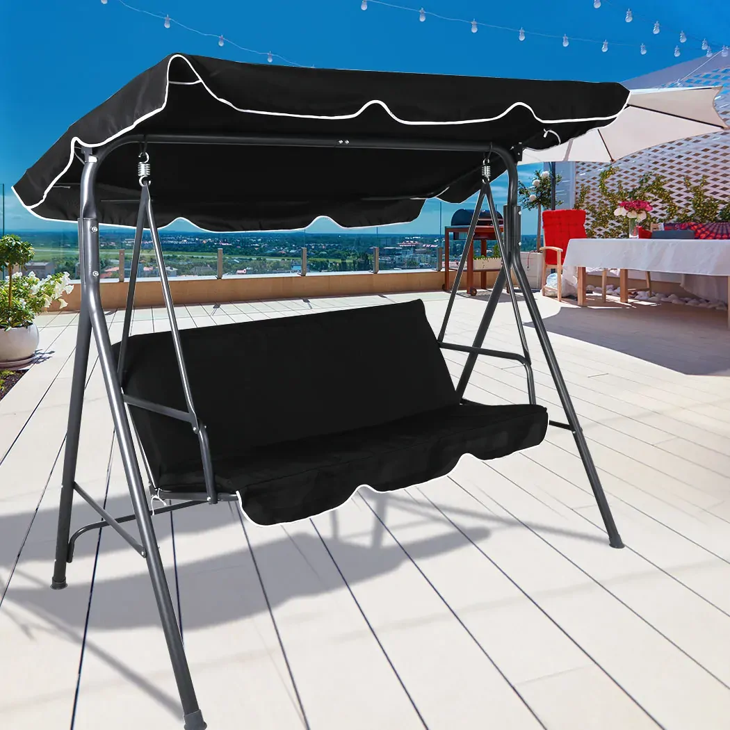 Swing Chair Hammock Outdoor Furniture Garden Canopy Cushion 3 Seater Seat Price