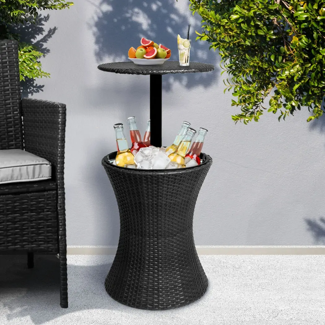 Cooler Ice Bucket Table Bar Outdoor Setting Furniture Patio Pool Storage Box Price