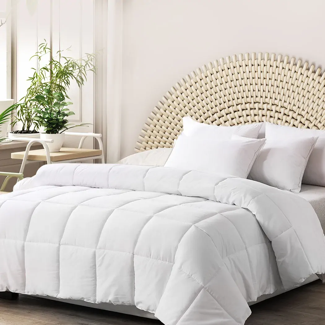 All Season Quilt Siliconized Fiberfill Duvet Doona Summer Winter Price
