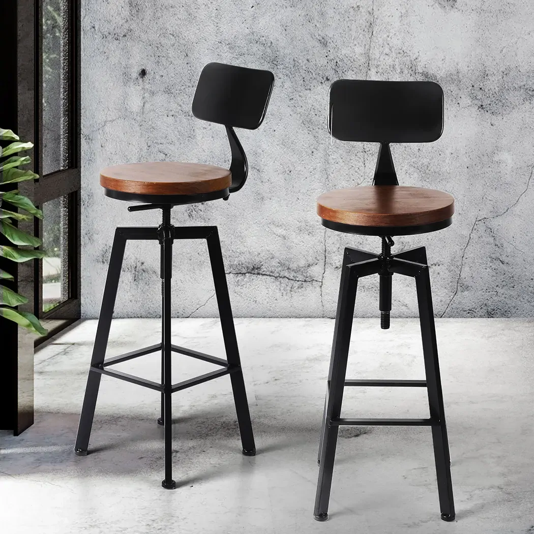 Industrial Bar Stools Kitchen Stool Wooden Barstools Swivel Price