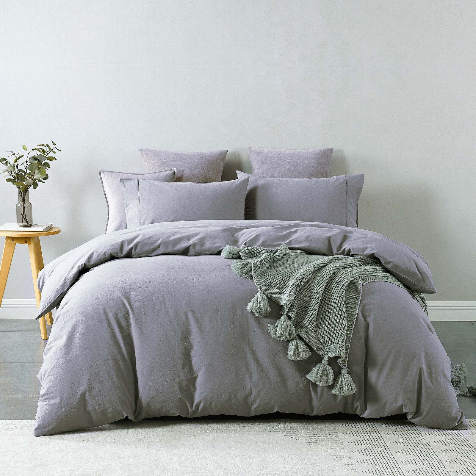Royal Comfort Vintage Washed 100 % Cotton Quilt Cover Set Price