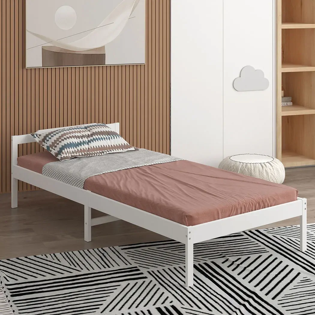 Nora Wooden Bed Frame Mattress Base Solid Timber Pine Wood Price