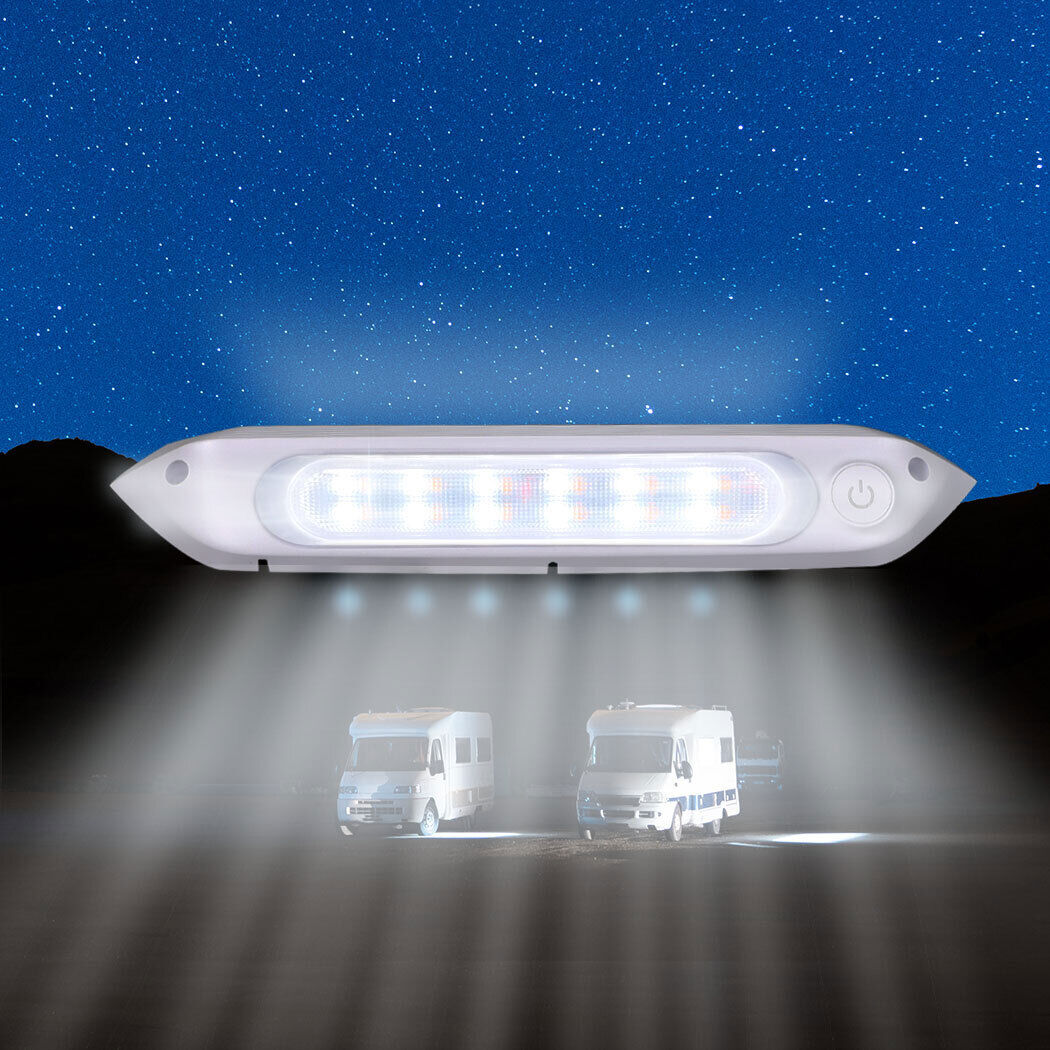 Dual LED Awning Light 12V/24V Amber IP67 Waterproof Caravan Accessories 287mm Price