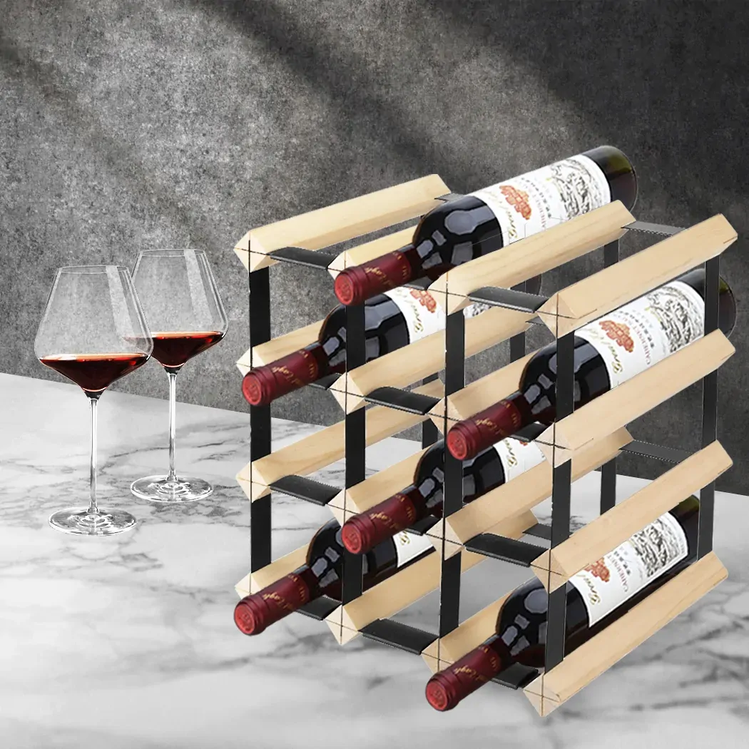 Timber Wine Storage Rack Wooden Cellar Organiser Display Stand Price
