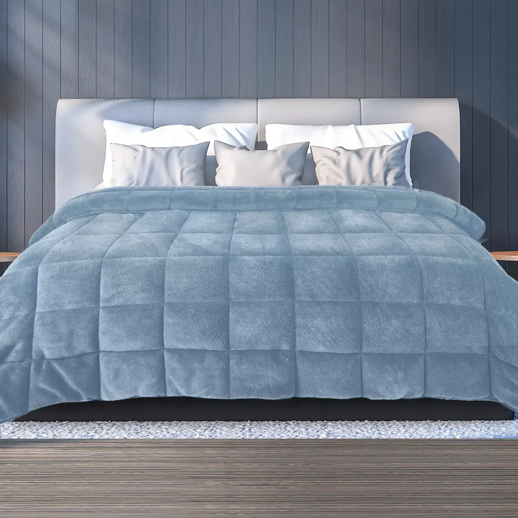 Quilt Doona Comforter Blanket Velvet Winter Warm Bedding Price