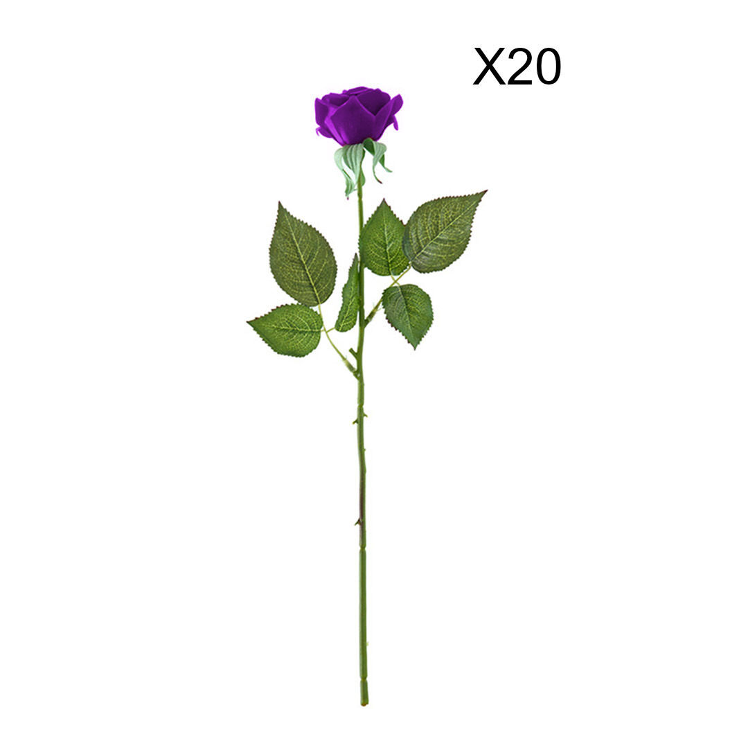 Artificial Silk Flower Fake Rose Bouquet Table Decor Price