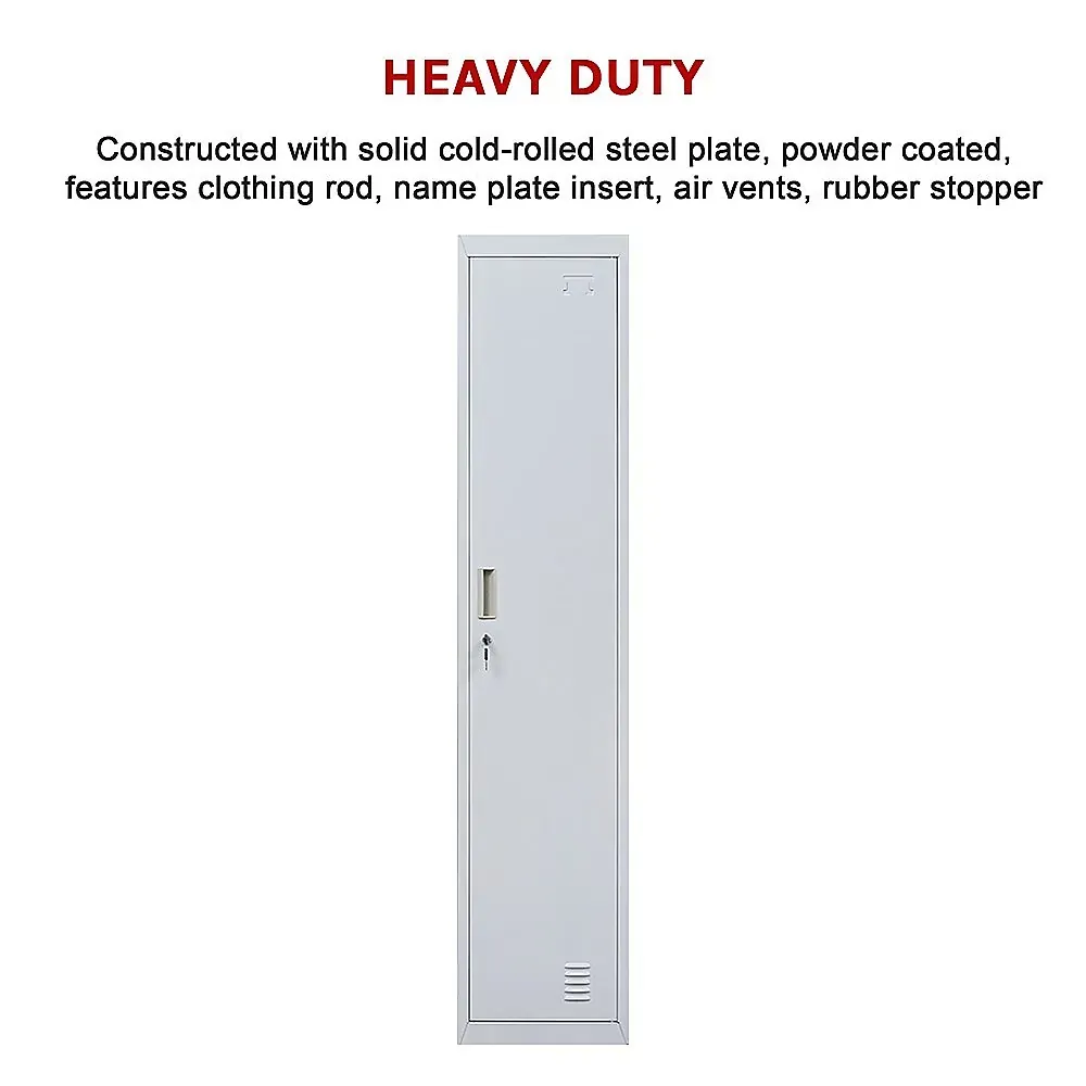 One-Door Office Gym Shed Clothing Locker Cabinet Price