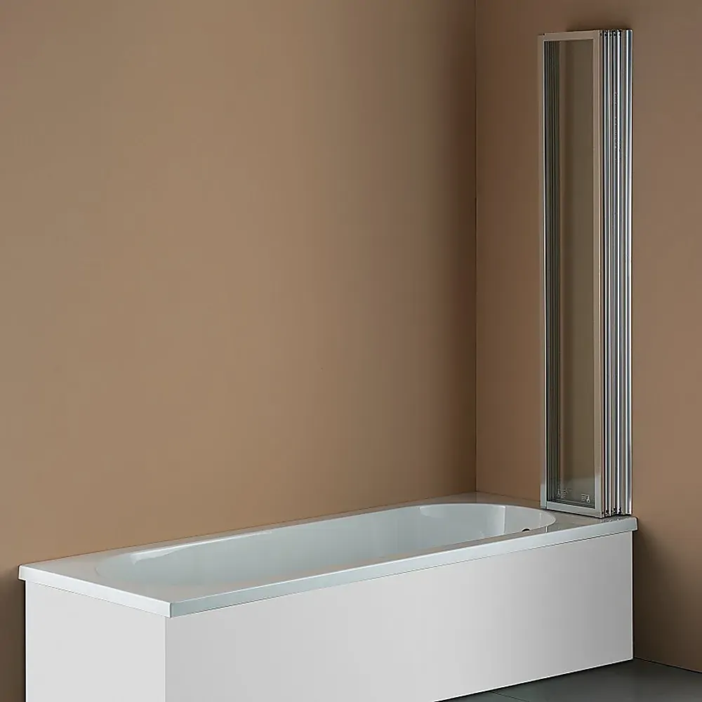 4 Fold Folding Bath Shower Screen Door Panel 1000 x 1400mm Price