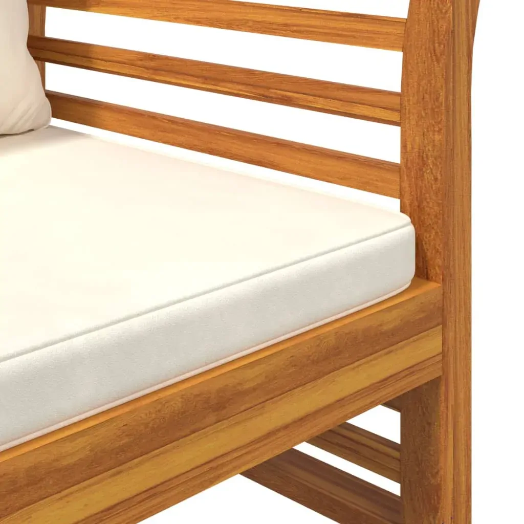 Sofa Bench with Cushions Solid Wood Acacia Price