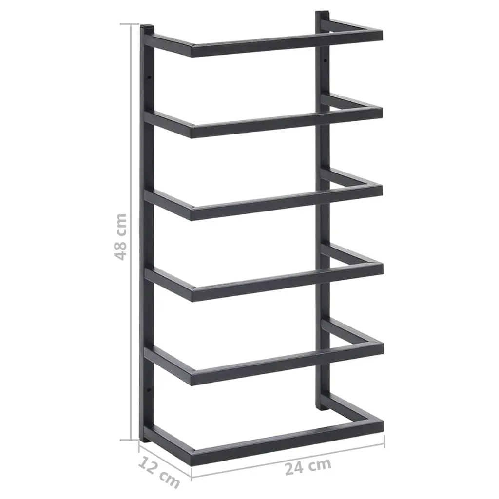 Towel Rack Black Steel Price
