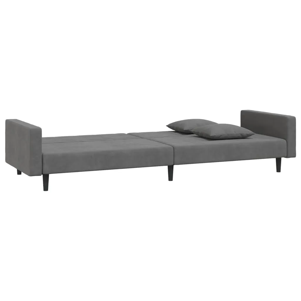 Greeley 2-Seater Sofa Bed with Two Pillows Velvet Price