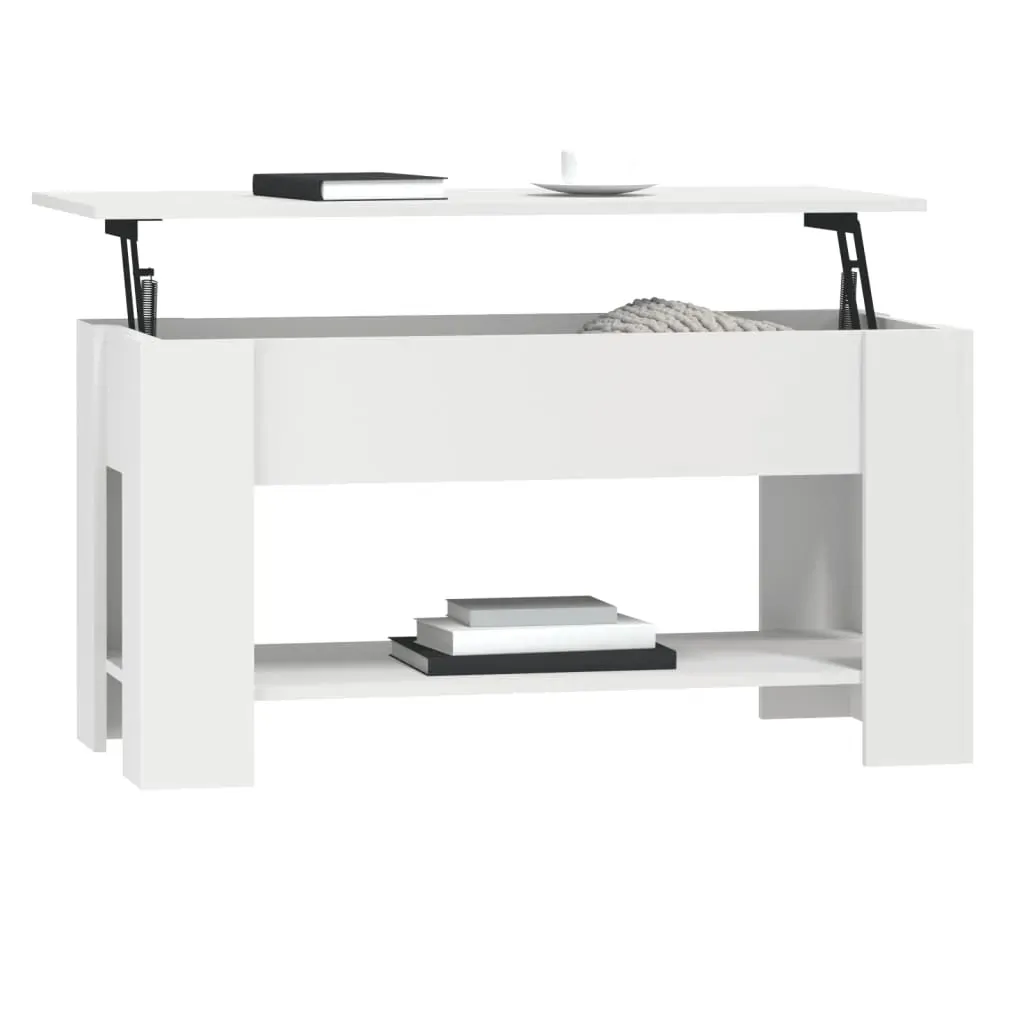 Coffee Table 101x49x52 cm Engineered Wood Price