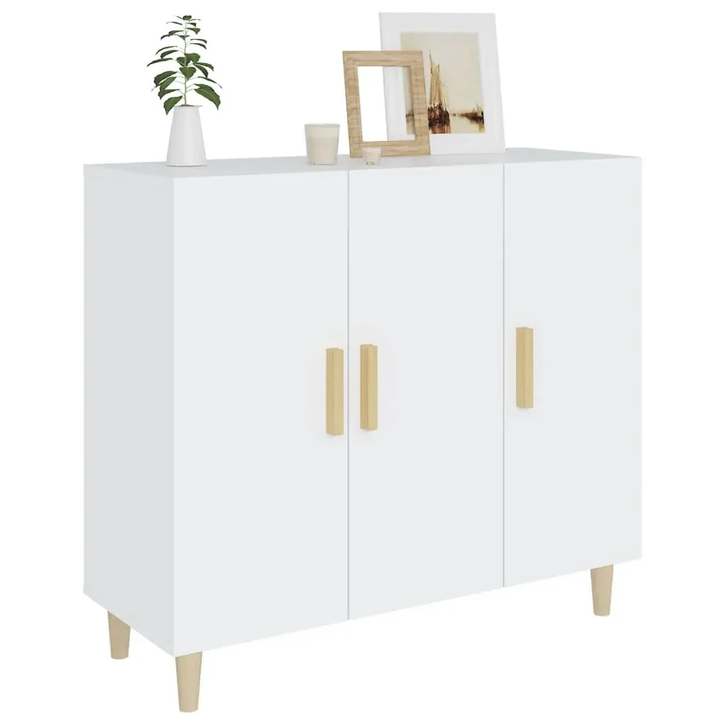 Sideboard 90x34x80 cm Engineered Wood Price