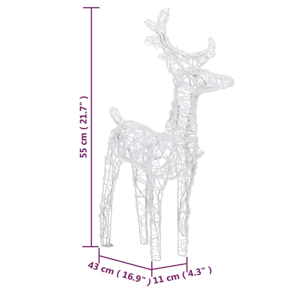 Christmas Reindeers 80 LEDs Acrylic Price