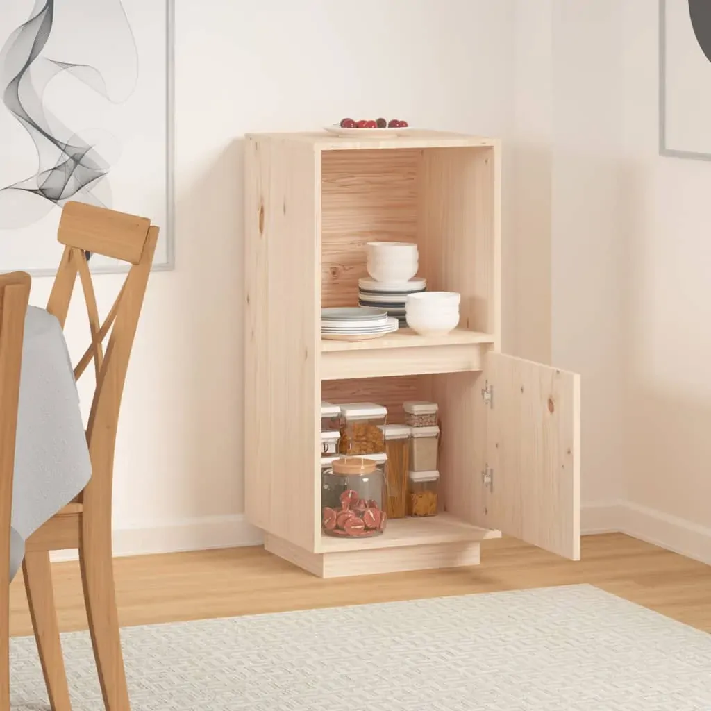 Sideboard 38x35x80 cm Solid Wood Pine Price