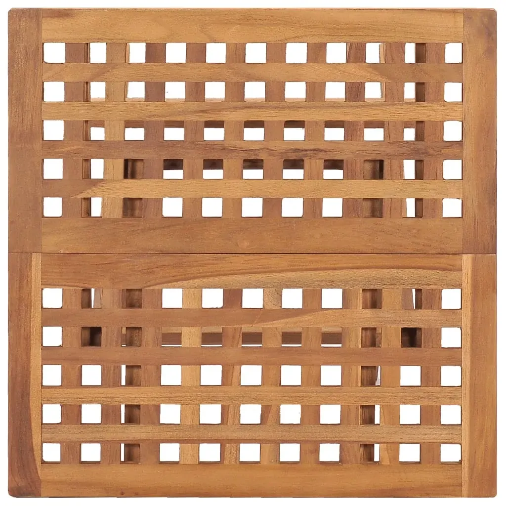 3 Piece Folding Outdoor Dining Set with Cushion Solid Wood Teak Price