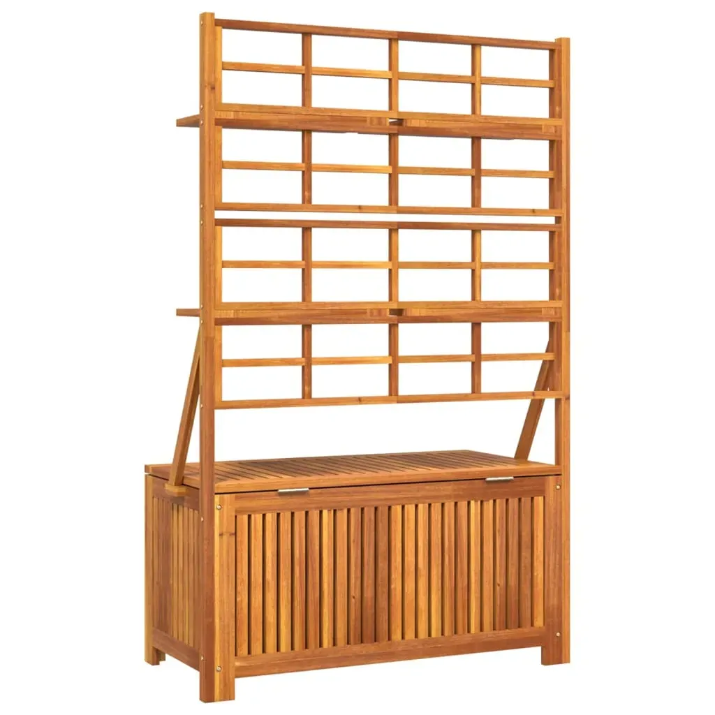 Storage Box with Trellis 99x50x160 cm Solid Wood Acacia Price