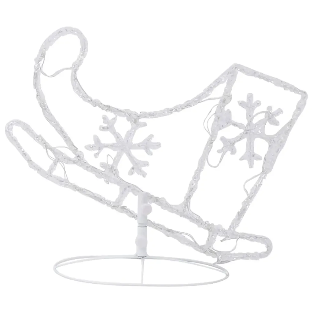 Acrylic Christmas Flying Reindeer&Sleigh 260x21x87cm Price