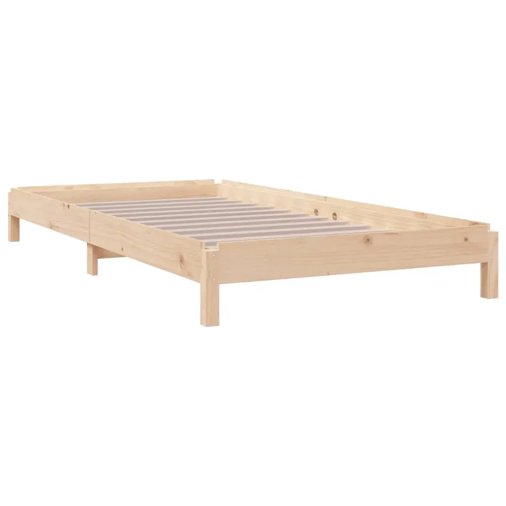 Stack Bed 92x187 cm Single Bed Size Solid Wood Pine Price