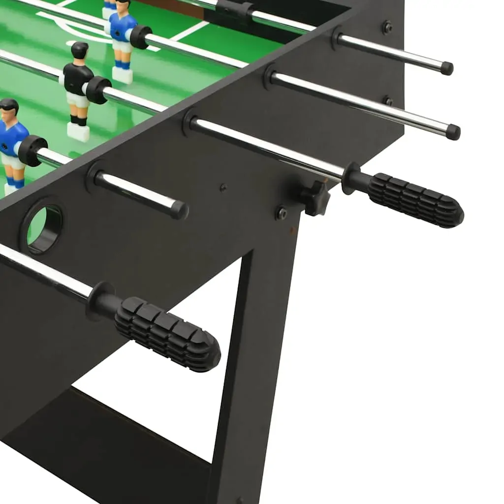 Folding Football Table 121x61x80 cm - Black, Light Brown Price