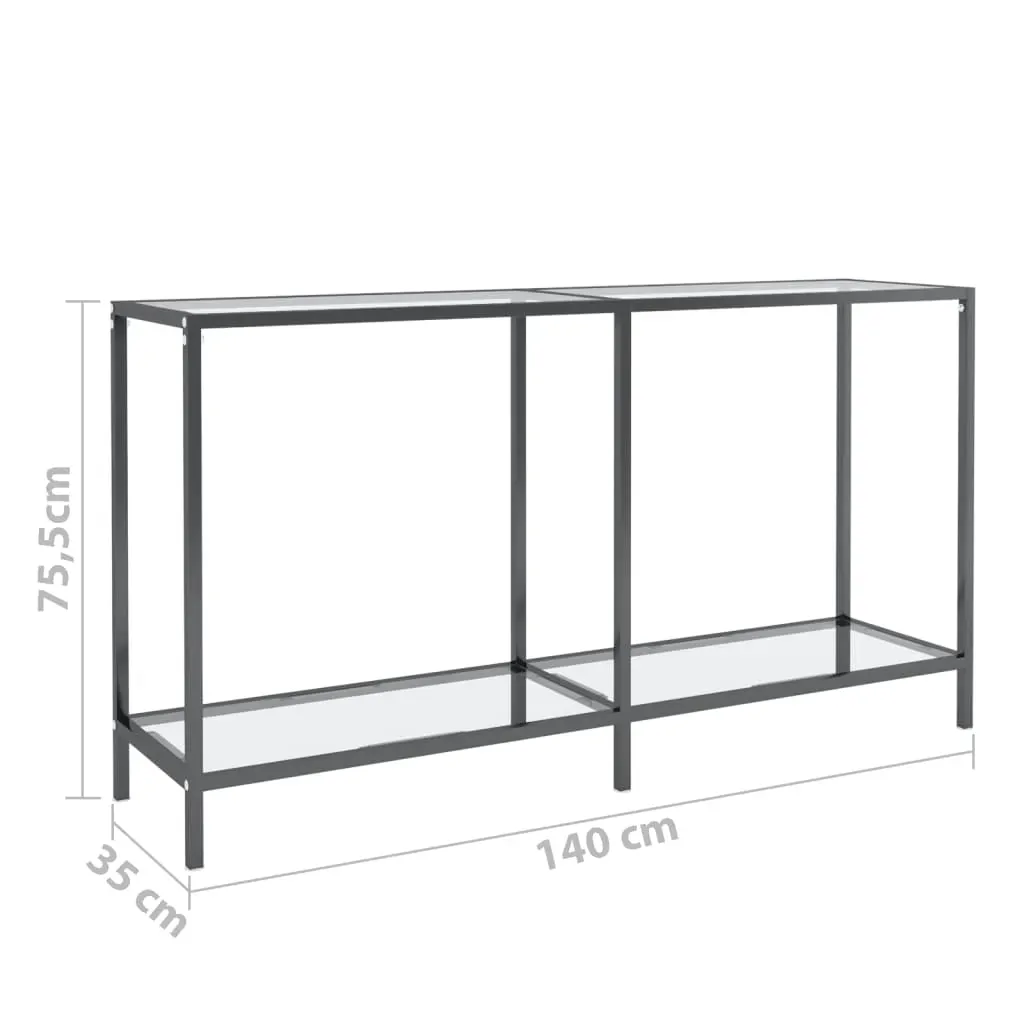 Console Table Transparent Tempered Glass Price
