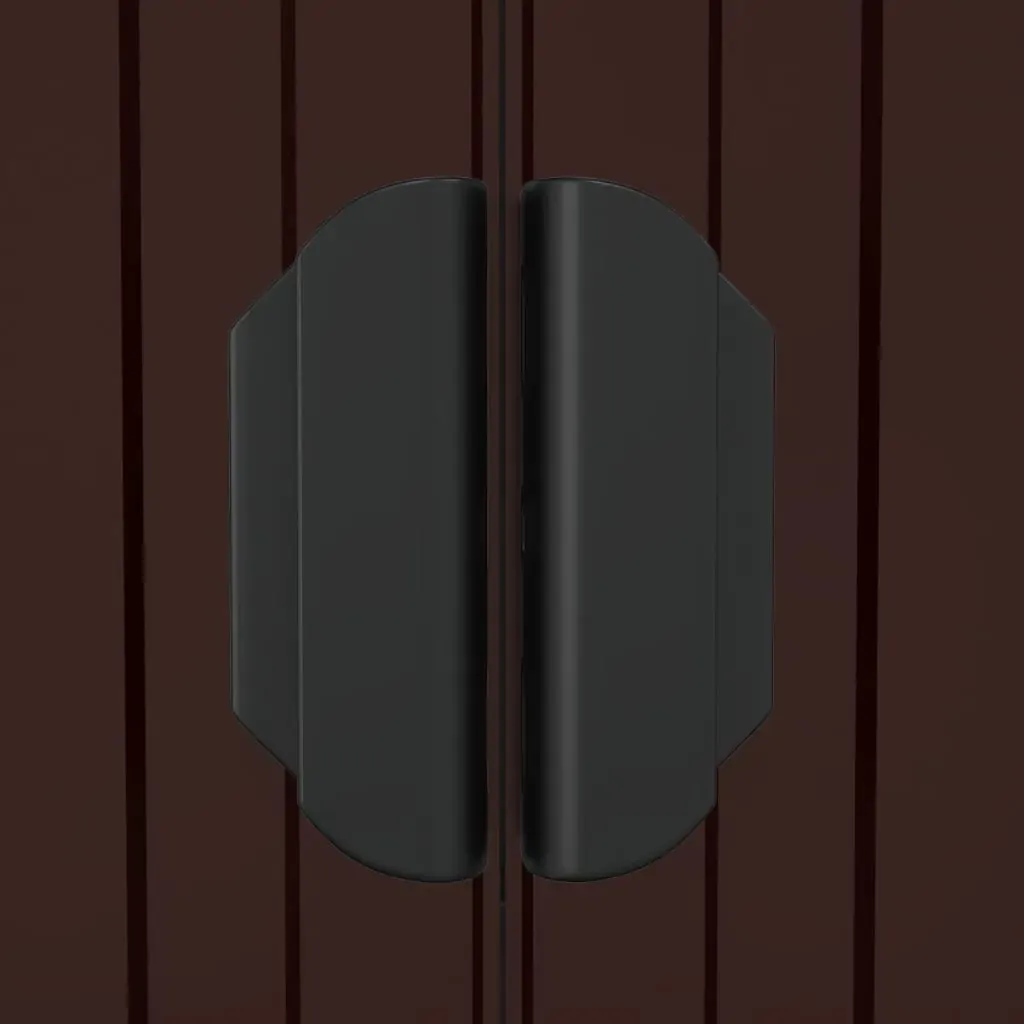 Garden Shed Dark Brown Galvanised Steel Price