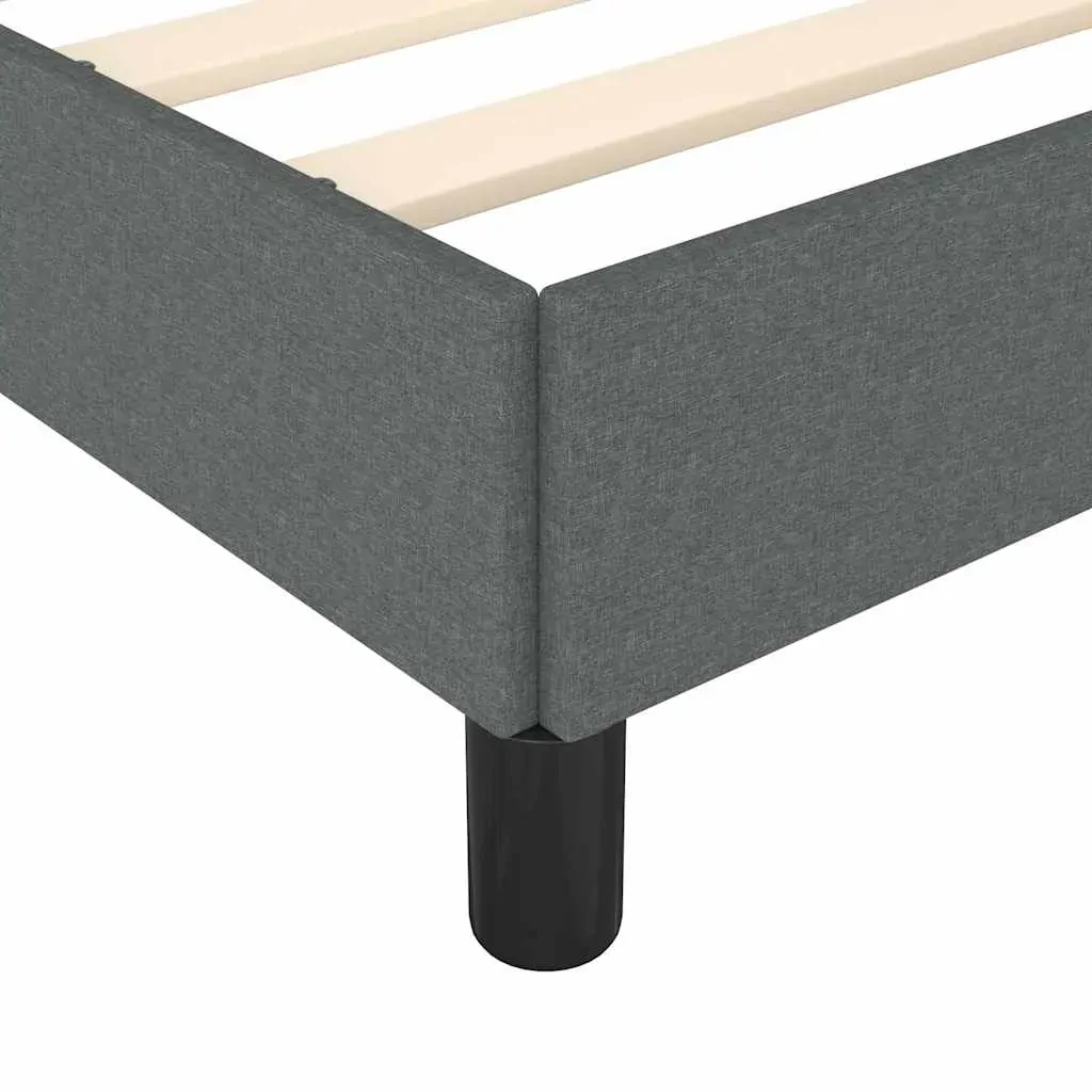 Bed Frame Dark Grey Fabric Price