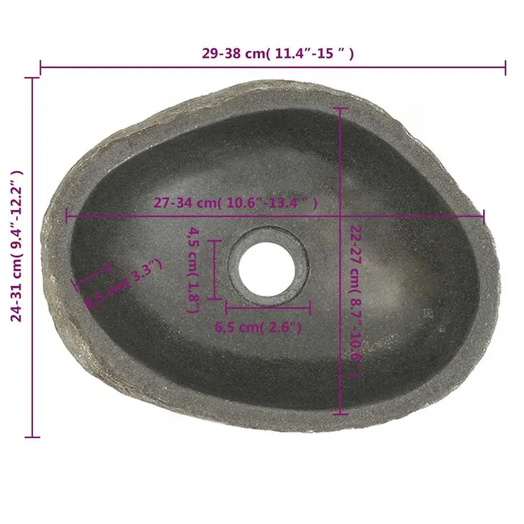 Basin River Stone Oval Price