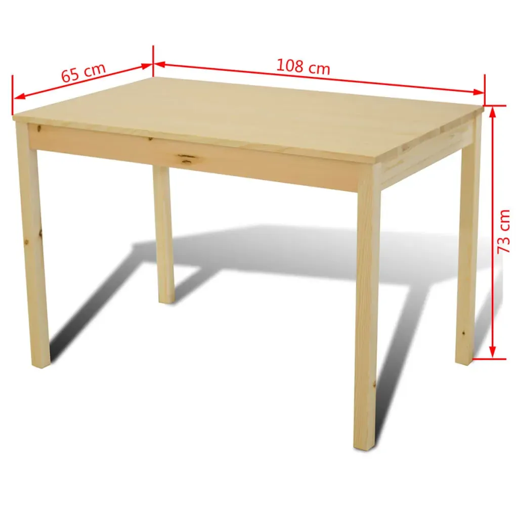 Wooden Dining Table with 4 Chairs Price