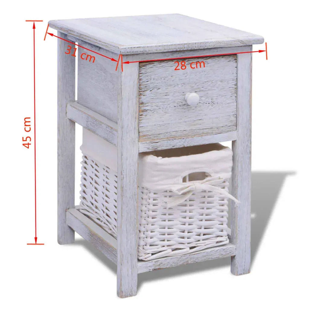 Skippack Bedside Cabinet Wood Price