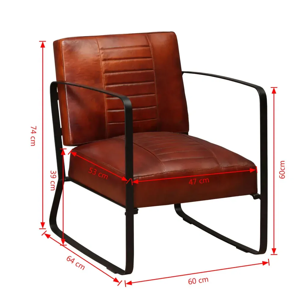 Lounge Chair Genuine Leather and Canvas Price