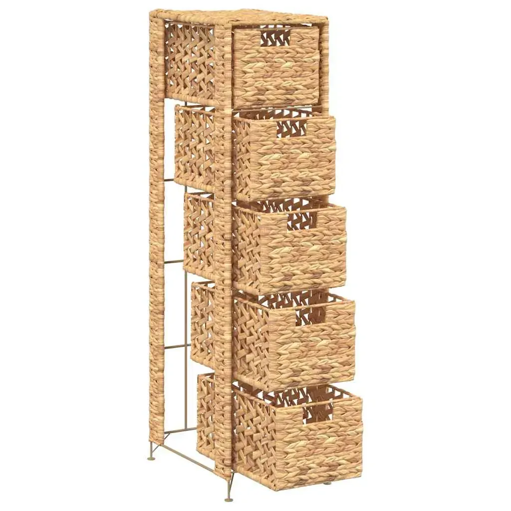 Storage Unit with 5 Baskets Water Hyacinth Price
