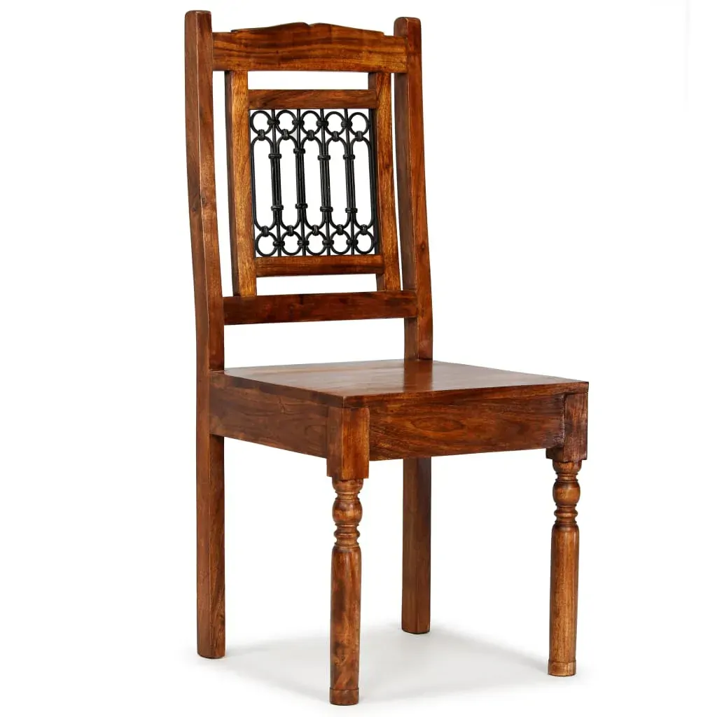 Dining Chairs Solid Wood with Sheesham Finish Classic Price