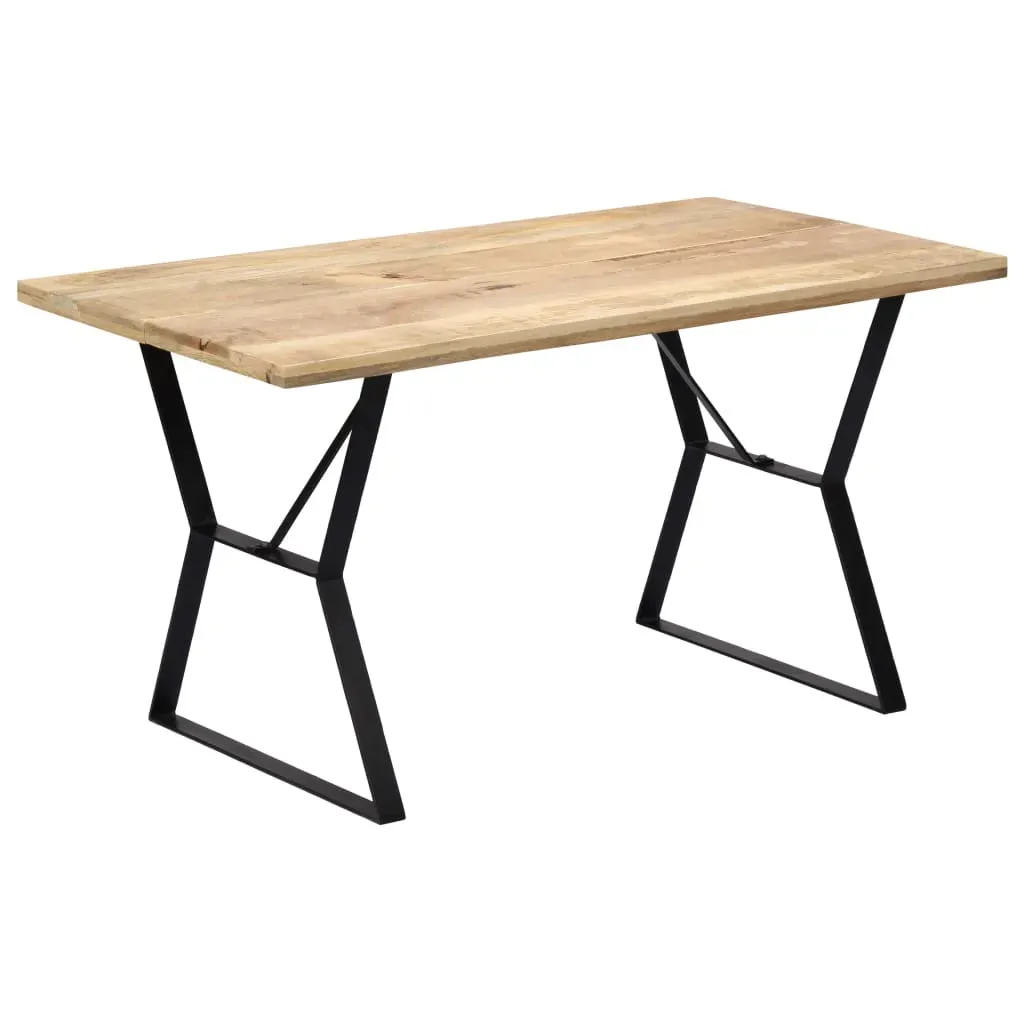 Dining Table 140x80x76 cm Solid Mango Wood Price