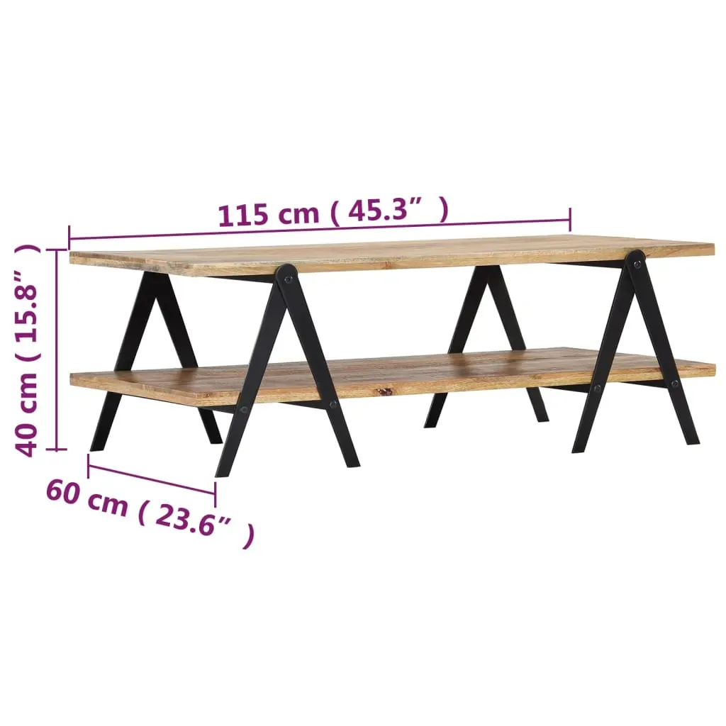 Coffee Table 115x60x40 cm Solid Mango Wood Price