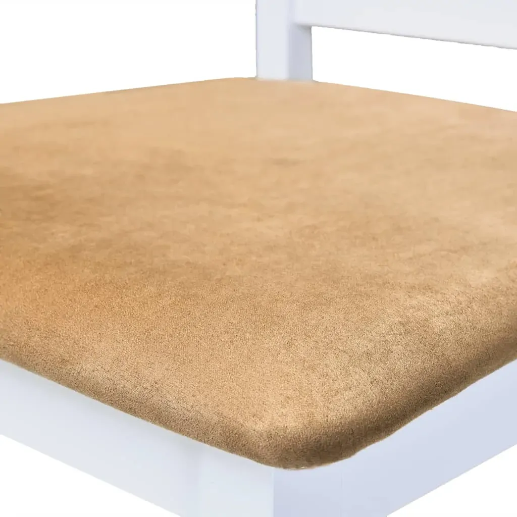 White Wooden Bar Table and 4 Bar Chairs Set Price