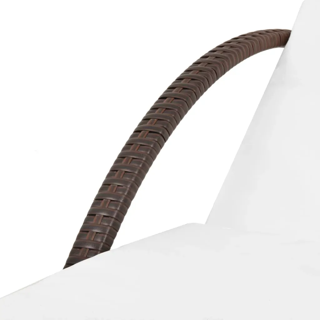 Sun Loungers 2 pcs with Table Poly Rattan Price