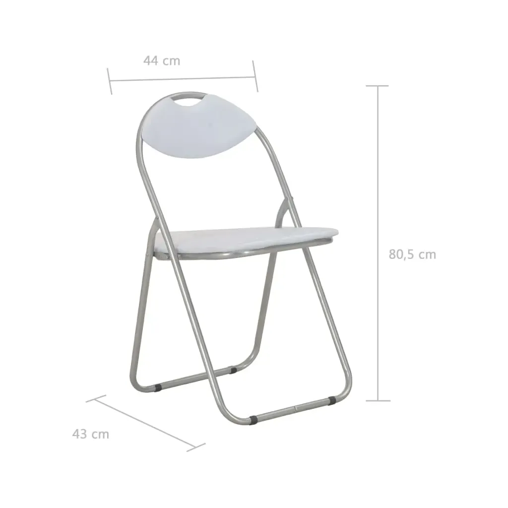 Folding Dining Chairs Faux Leather Price