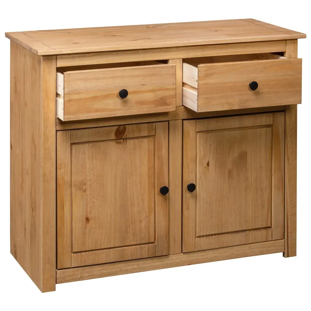 Sideboard 93x40x80 cm Solid Pinewood Panama Range Price