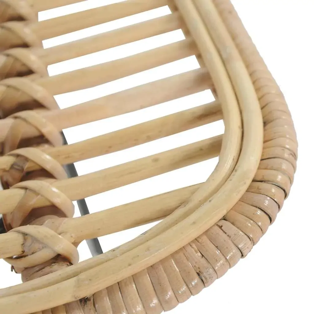 Bar Chairs 2 pcs Natural Rattan Price