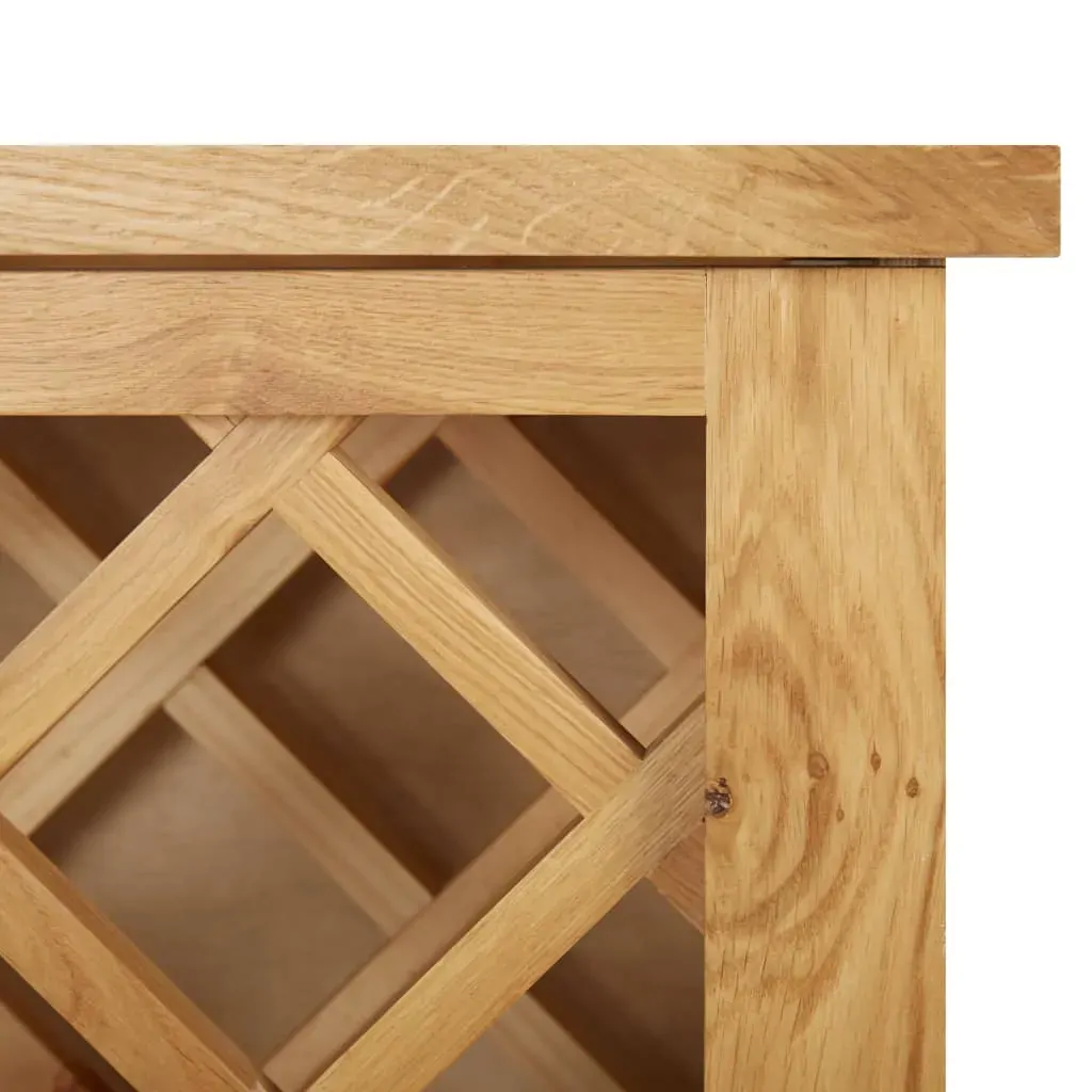 Wine Cabinet for 11 Bottles 80x32x80 cm Solid Wood Price