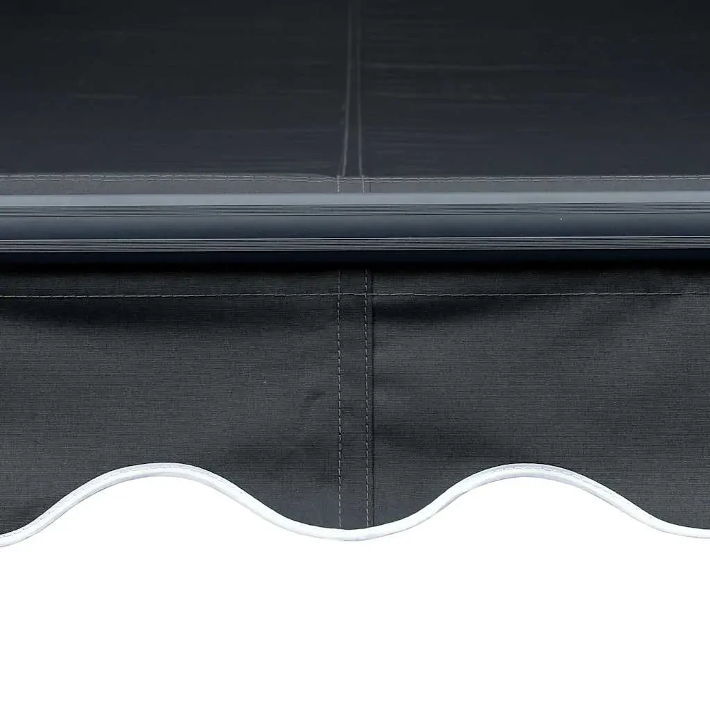 Manual Retractable Awning with LED Blue and White Price