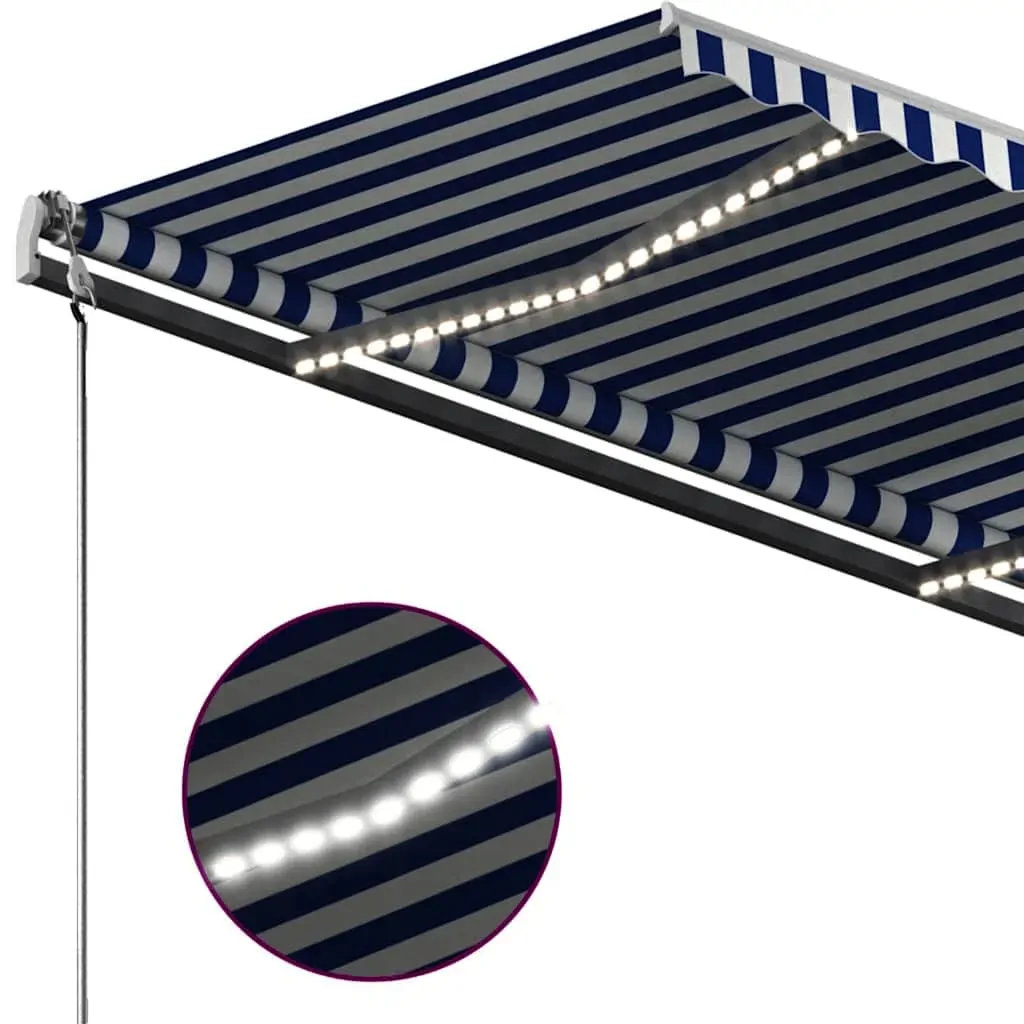 Manual Retractable Awning with LED Price