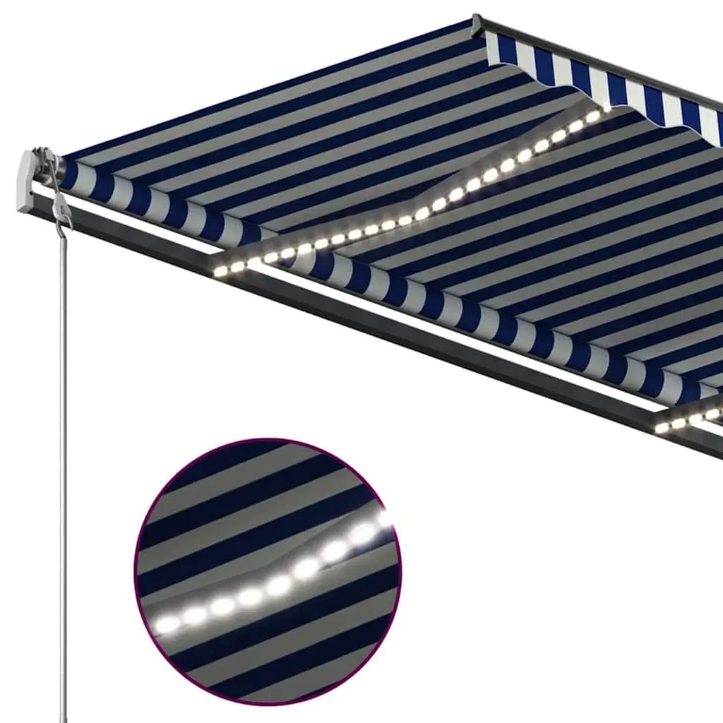 Manual Retractable Awning with LED Price