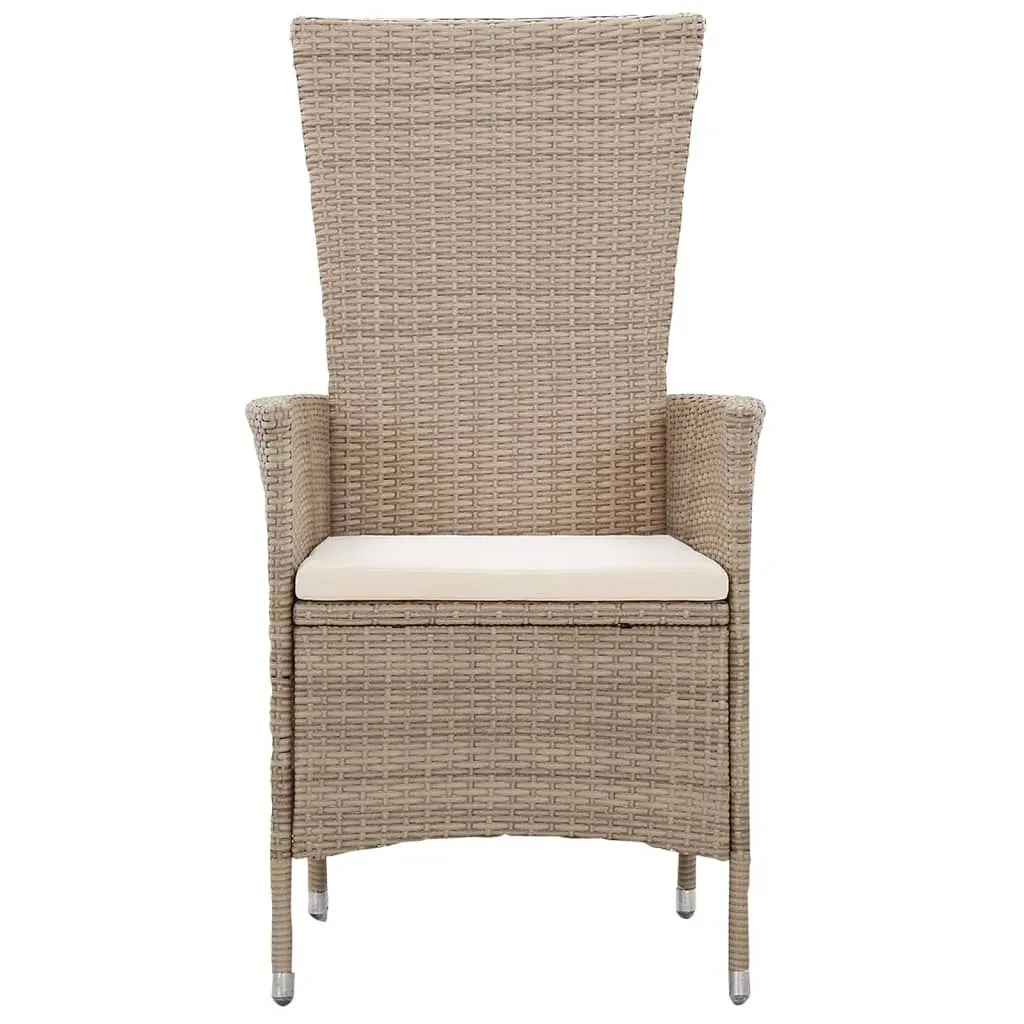 Garden Dining Set Beige Price
