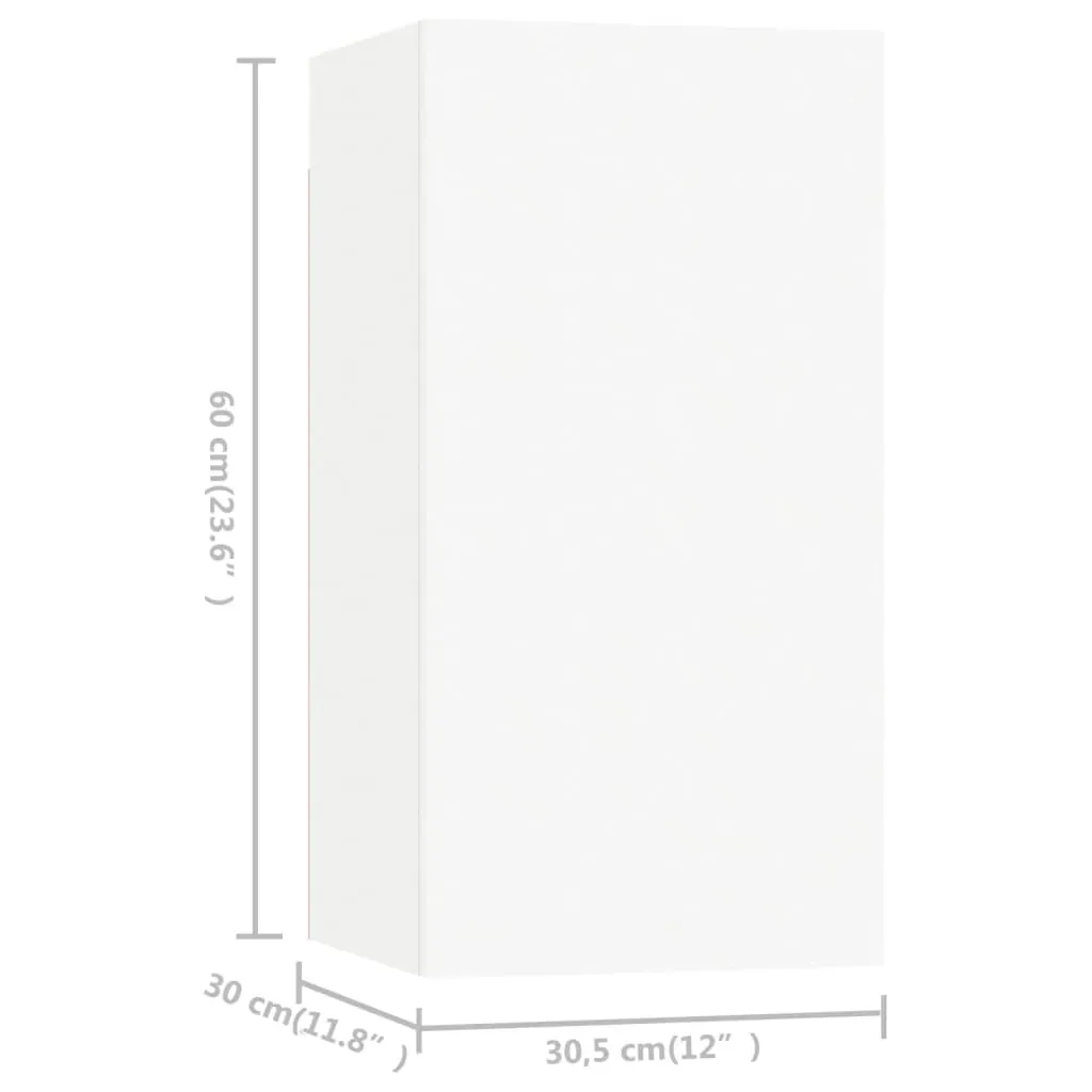 Habra TV Cabinets 7 pcs 30.5x30x60 cm Engineered Wood Price