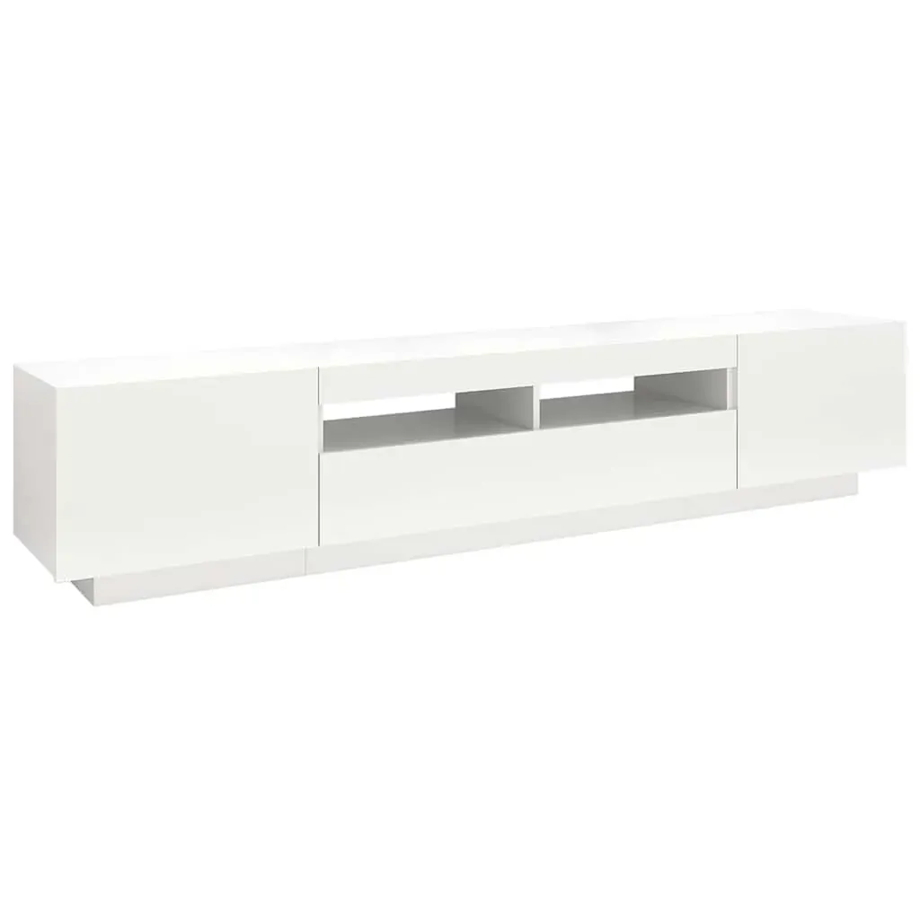 Apache TV Cabinet with LED Lights 200x35x40 cm Price