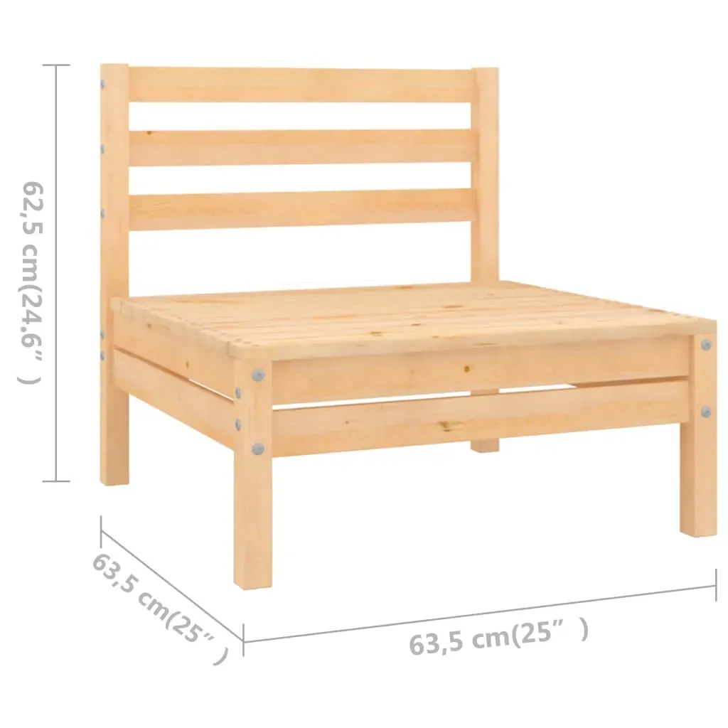 8 Piece Garden Lounge Set Solid Pinewood Price