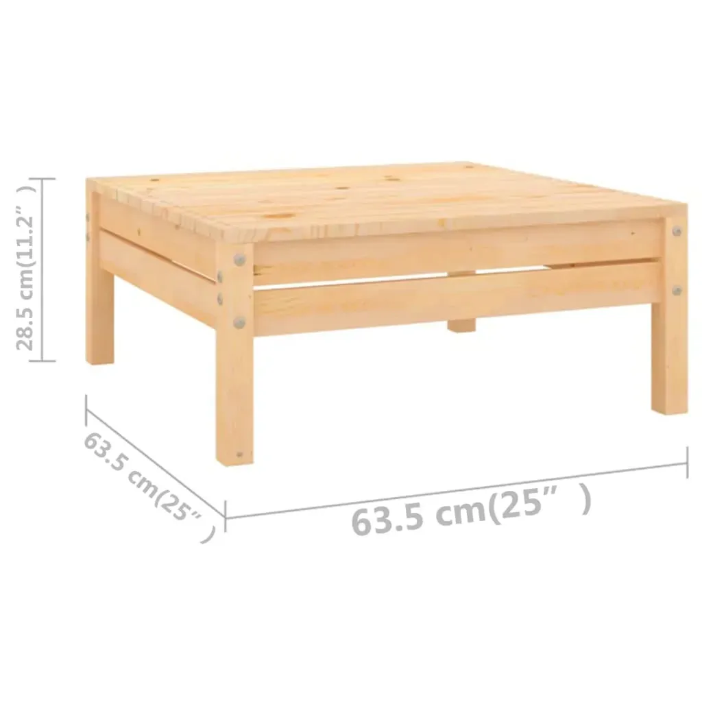 9 Piece Garden Lounge Set Solid Pinewood Price